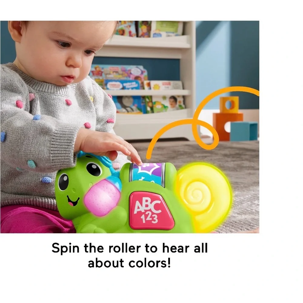 FISHER PRICE Link-Squad Crawl 'n Colors Chameleon Learning Toy. NEW